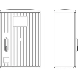 Elsta, Verteilerschrank Zubehör, Mosdorfer Kabelverteilerschrank A100-0MO.IP44RAL7035