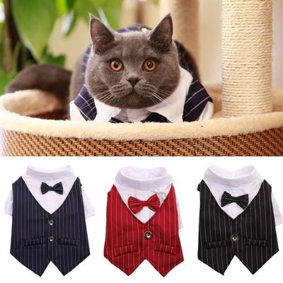 Uplift Picks Formal Cat Dog Party Suit Jacket Wedding Birthday Outfit For Small Pets red 1.2 2.5kg