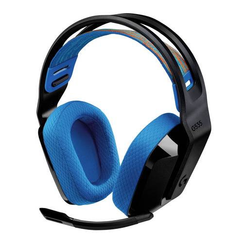 Logitech LOGI G535 LIGHTSPEED Wrls Gaming Headset Over Ear Headset Schwarz, Blau Gaming