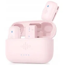 Ulanzi Mikrofon Luucco MiniPods K2 USB-C różowy 2 szt. + etui (SB11230), Mikrofon