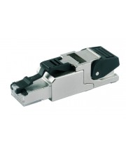 Telegärtner Karl Gärtner RJ45 Schwarz Edelstahl Drahtverbinder MFP8 T568 A Cat.6A (J00026A2004)