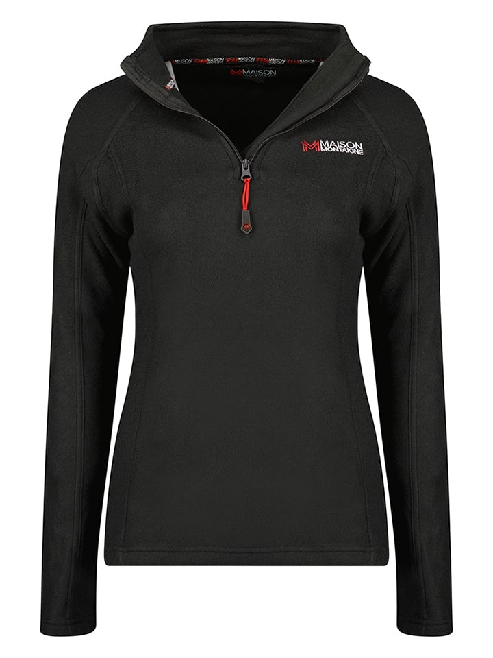 Maison Montaigne Fleecepullover "Tumai" in Schwarz - XL
