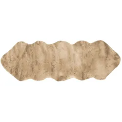 como Kunstfell  Long Shape , beige , Synthetische Fasern , Maße (cm): B: 60