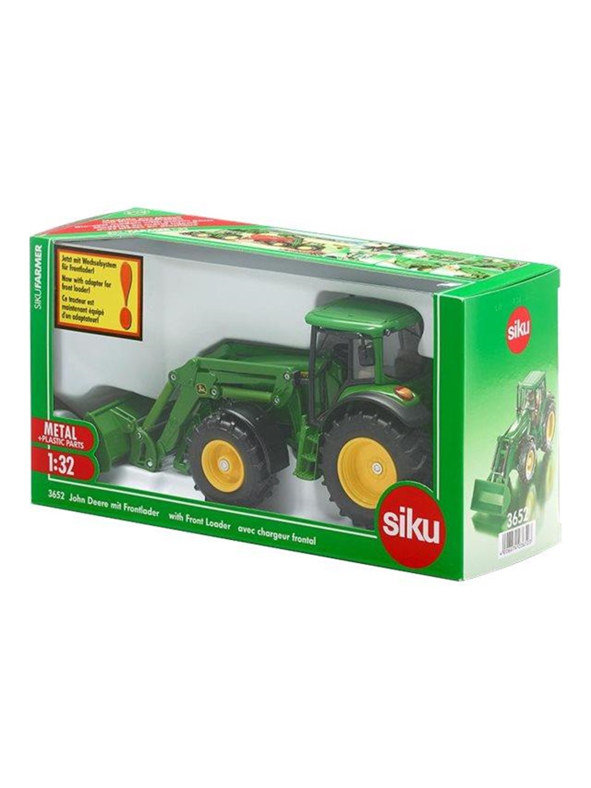 SIKU 1:32 John Deere With Front Loader