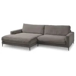 Sormani Ecksofa Florenz Cord Dark Grey