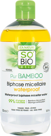 SO'BiO étic Pur Bamboo Agua Micelar Bifásica 500 ml