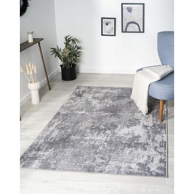 Outdoorteppich "Avery", grau (grau, hellgrau), B:120cm H:10mm L:180cm, Polyester, MYFLAIR MÖBEL & ACCESSOIRES, Teppiche, Outdoorteppich, Kurzflor, modernes Design, waschbar, In- und Outdoor geeignet