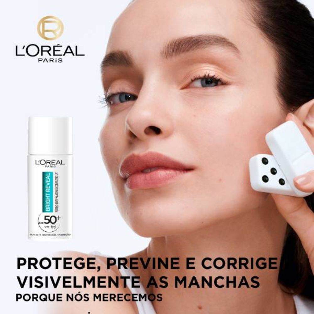 L'Oréal Paris Bright Reveal Anti-Dark Spot Moisturizing Fluid with UV Filter 50mL Light SPF50+