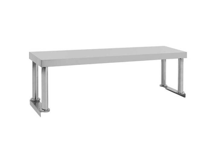 SALE 2026  Résistant et robuste - Étagère de table de travail 120x30x35cm Acier inoxydable PRO164556147