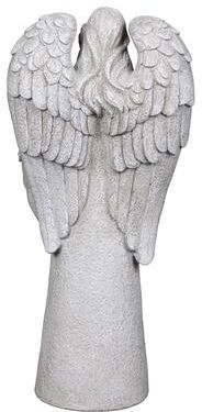 Evergreen 16 in. Resin Cardinal Angel Memorial Bird Feeder