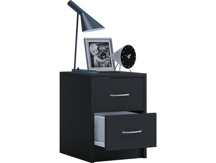 Houten nachtkastje Bijzettafel Lade Console Nachtkastje Boxal Mini