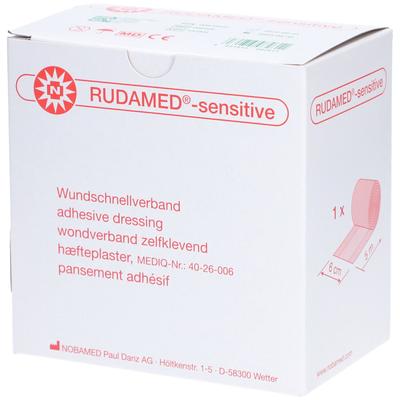 Rudamed sensitive Wundschnellverband 6 cmx5 m 1 St Pflaster