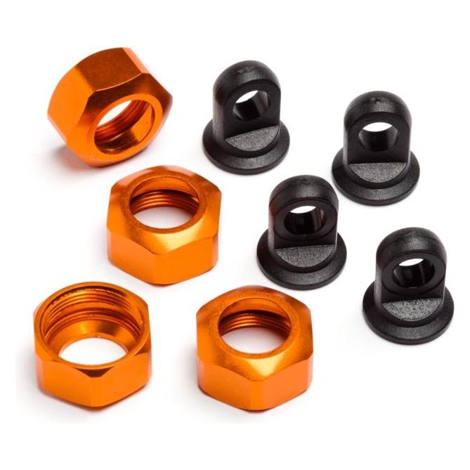 HPI Trophy Serie Shock Caps 4Pcs (Orange) (101752)