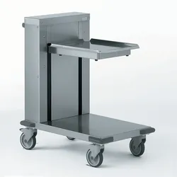 Tournus Tablettwagen mit konstanter Ausgabenhöhe. Plattform 540x380mm, für 140 Tabletts.