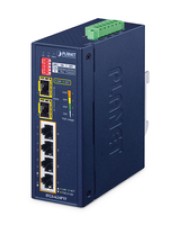 Planet Industrial 4-Port 100TX+2-Port 100TX SFP Switch (IFGS-624PTF)