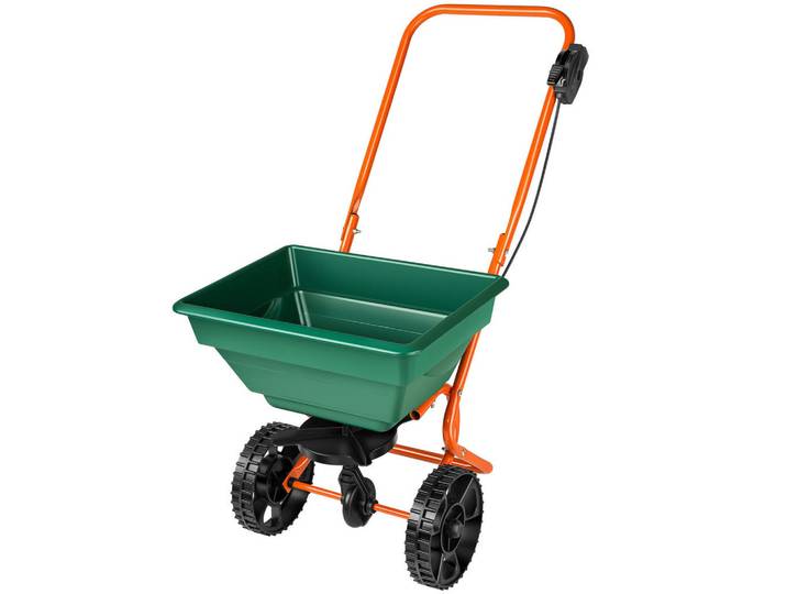 tectake Streuwagen, 75 x 46 x 105 cm, grün, Grün, 46x105x75 cm, Gartenzubehör, Gartenpflege, Gartengeräte
