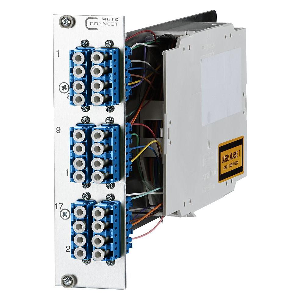 Metz Connect 1528S971061E OpDAT CM 6xLC-Q Keramik blau Pigtails OS2 eingelegt u.abgesetzt (1528S971061E)