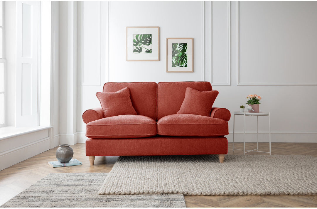 Three Posts Longfellow 2 Seater Sofa Apricot