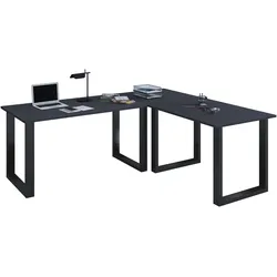 VCM, Schreibtisch, U Schreibtisch Eckschreibtisch 220x220x80 (220 x 220 x 76 cm)
