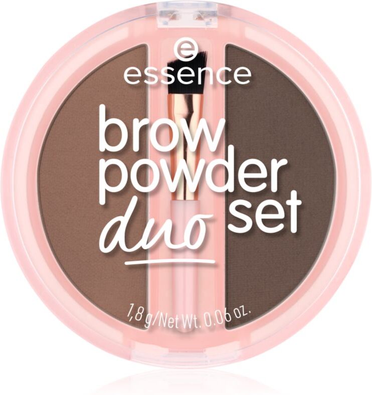 essence Brow Powder Duo eyebrow set shade 02 Medium 1.8 g