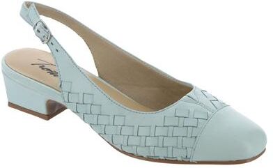 Trotters Dea Woven - Womens 9.5 Blue Pump W