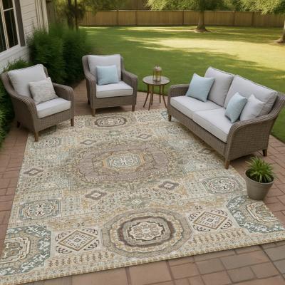 Addison Rugs Machine Washable Indoor/ Outdoor Traditonal Isaiah Chantille Rug