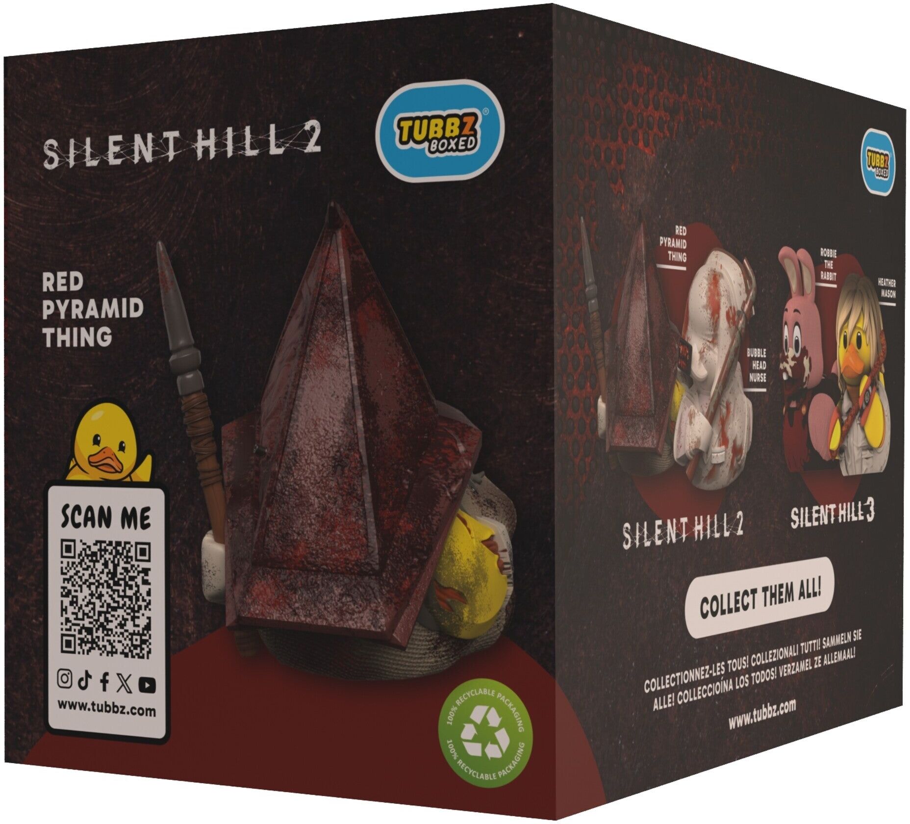 Silent Hill 2 Red Pyramid Thing TUBBZ Boxed Vinyl Figure - Official Collectible - Numskull - Red