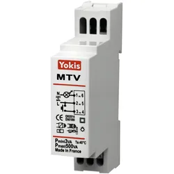 Urmet, Beleuchtung Zubehör, Din-skinne elektronisk lysdaemper MTV500M med soft start/soft stop