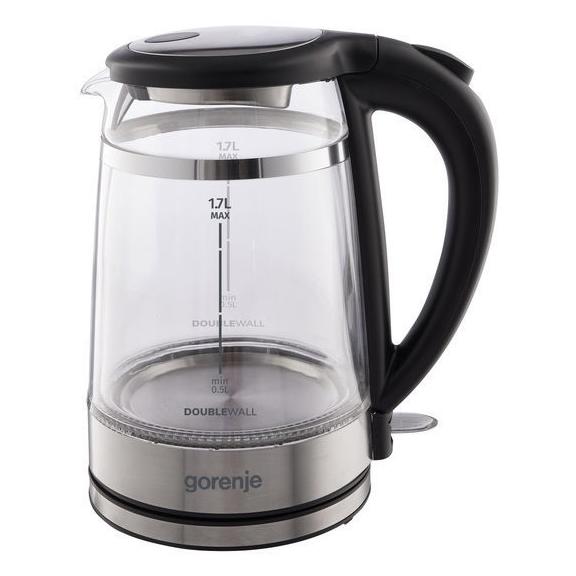 Gorenje K17GDW Glas Wasserkocher 1,7L (1.70 l) (K17GDW)