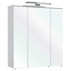 Pelipal Spiegelschrank 09 IV Dekor Weiß, Transparent Weiß / Spiegel