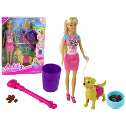 Haustier- und Futterpuppen-Set