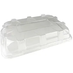 MONOUSO - Plastikdeckel Transparent Rechteckig 55x37x8cm (5 Stück)