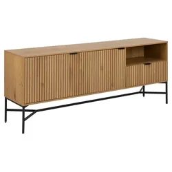 Actona Sideboard Jaipur Holzoptik Braun Eiche