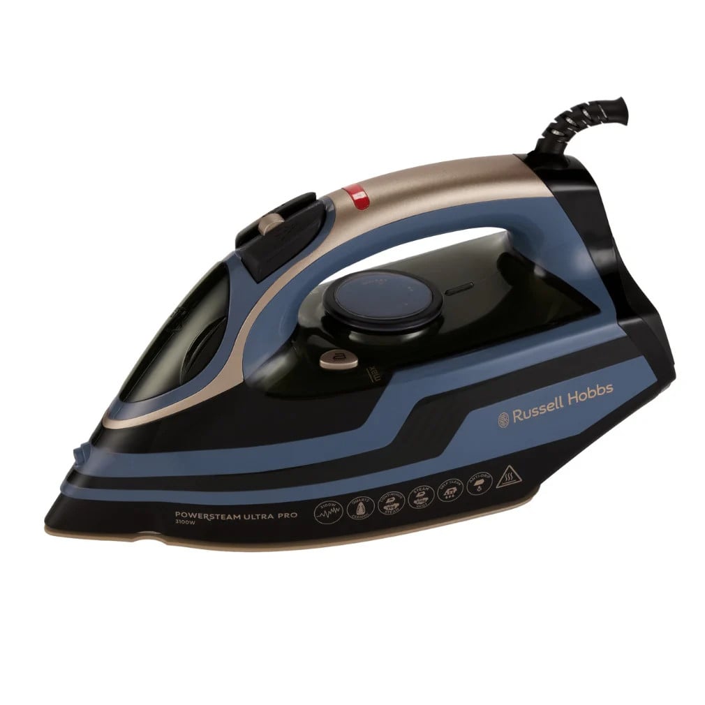 Russell Hobbs Powersteam Ultra Pro stoomstrijkijzer, 3100W, Zwart