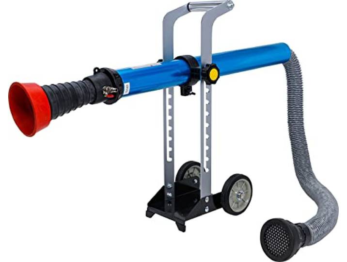 BGS 70928 Druckluft-Abgasabsauggerät fahrbar Länge 4,2 m
