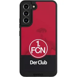 Nivocase Handyhülle für Samsung Galaxy S22+ Hülle NIVOpure Case Schwarz 1. FC Nürnberg Der Club Offizielles (Samsung Galaxy S22+), Smartphone Hülle, Schwarz