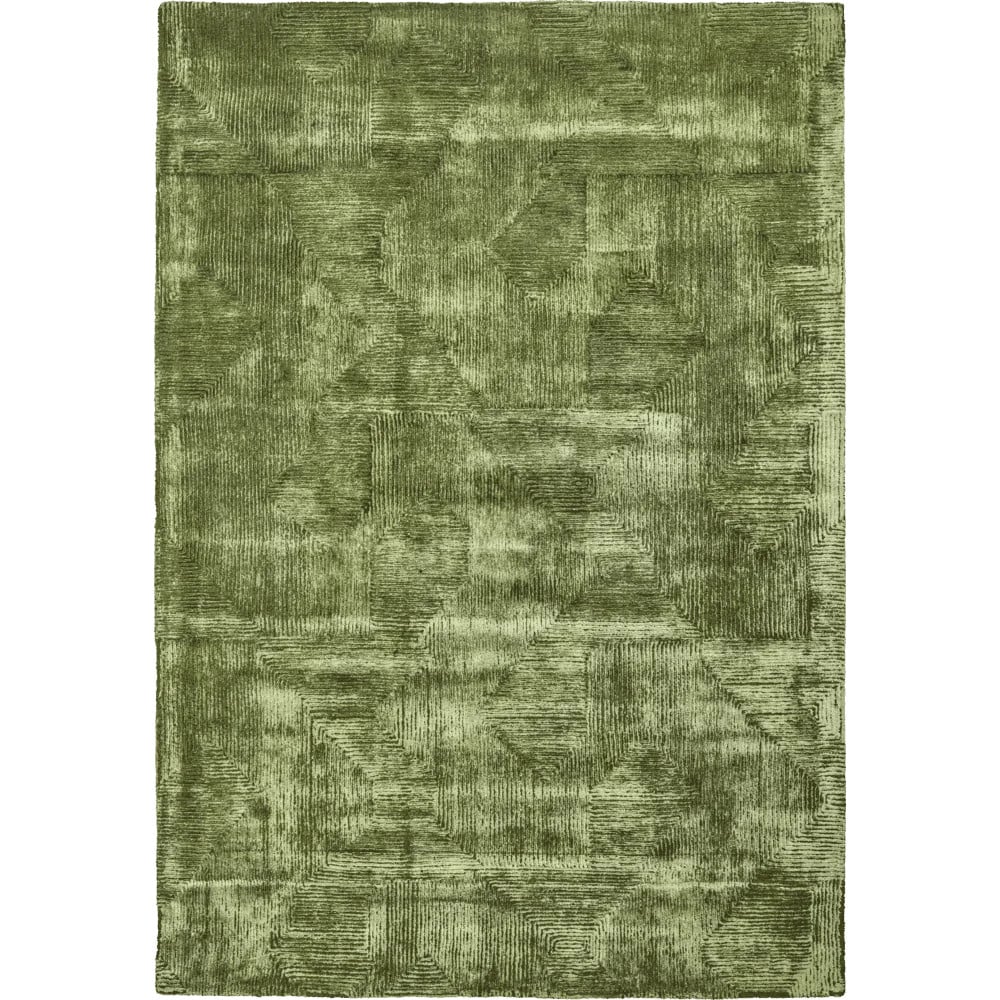 House Doctor Shine vloerkleed groen met geometrisch design Breedte: 230 cm, Diepte: 160 cm