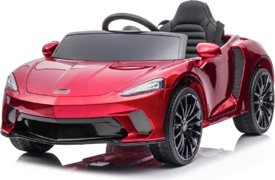 Kinder Elektroauto McLaren GT 12V, zwei motoren, EVA, Musik, FB, rot