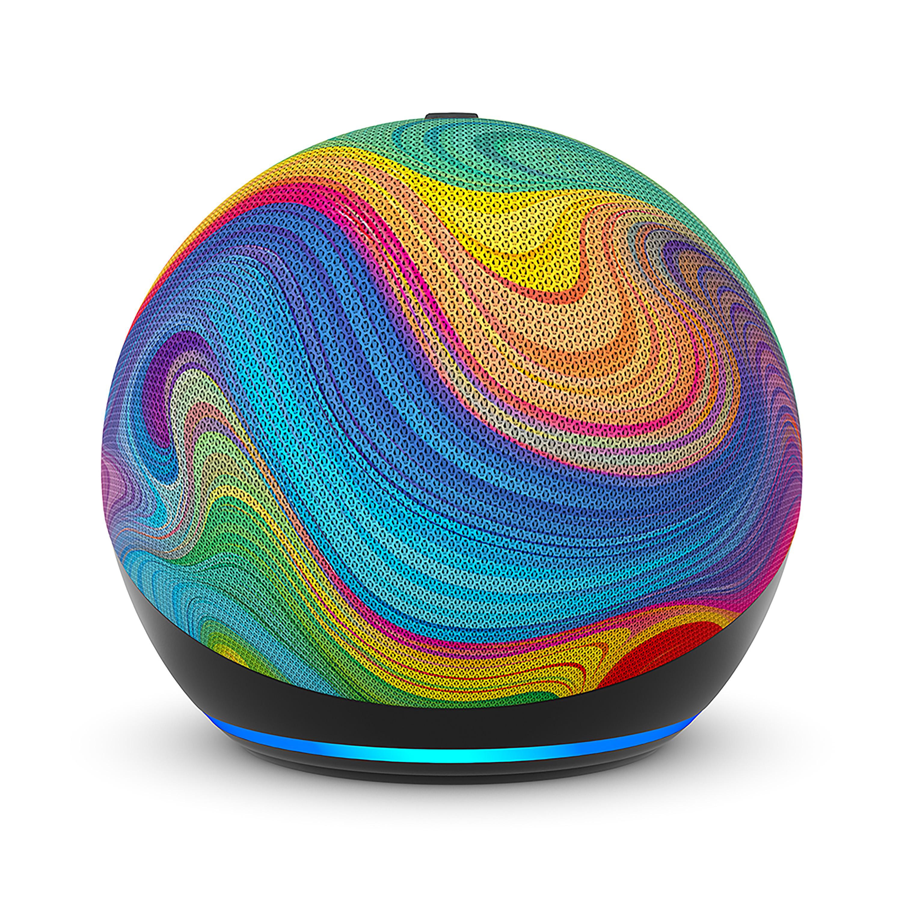 Amazon Echo Dot Kids (2025) - Regenbogenwirbel, WLAN- und Bluetooth-Lautsprecher mit Alexa B0FD46F2YK