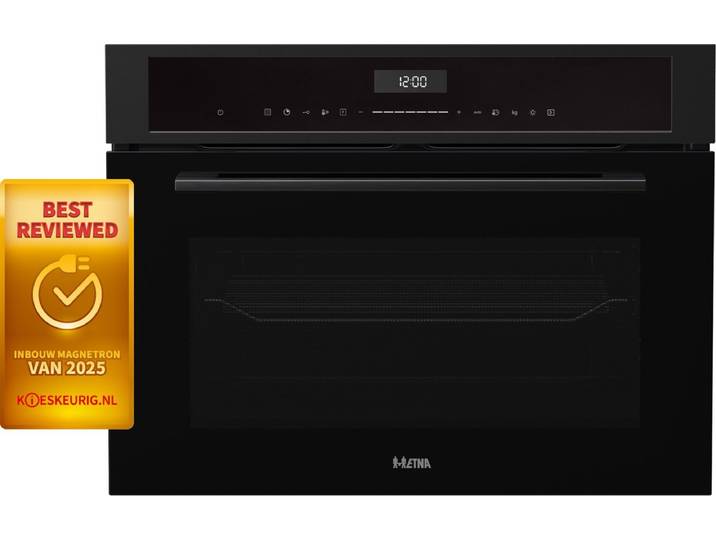 ETNA CM250MZ - Oven met magnetronfunctie - Nis 45 cm - Matzwart - Combi Magnetron