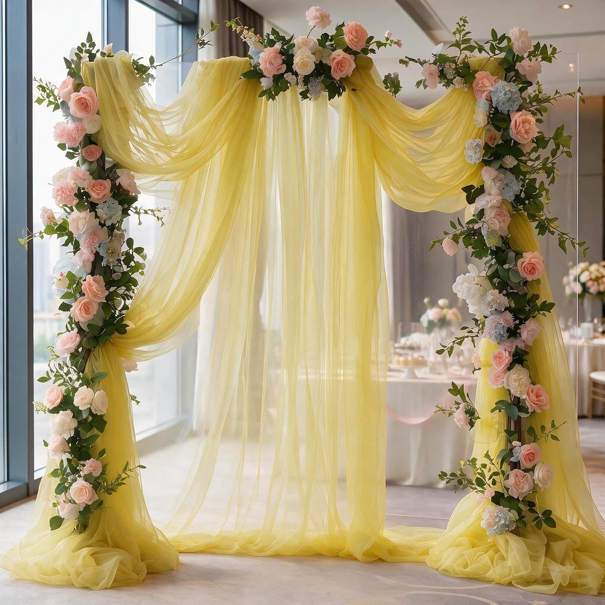 Decoratieve Tule Stof voor Bruiloft en Tafeldecoratie