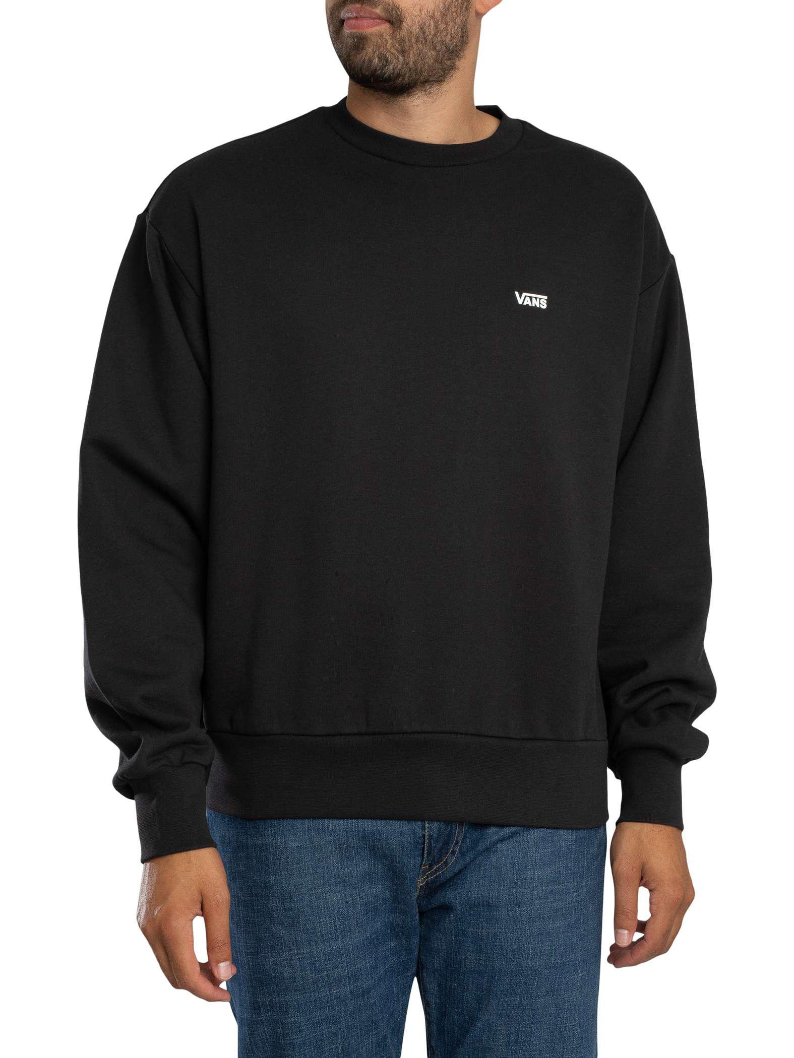 Vans Sweatshirt Für Die Linke Brust, Schwarz
