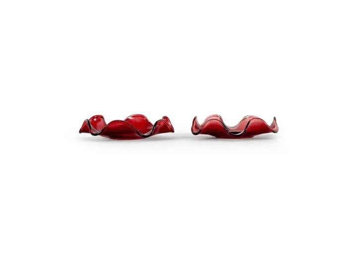 Sagaform Manchette de bougie Viva lot de 2 Bordeaux
