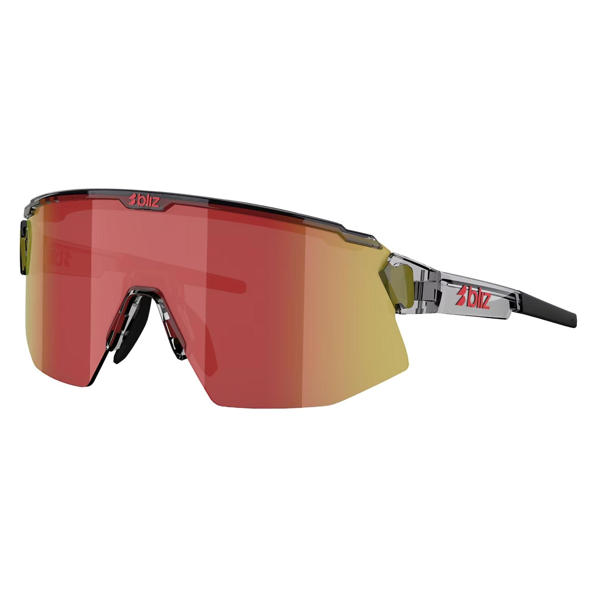 Bliz Breeze (Dunkelgrau Transparent, Transparent Grau, Brown w Red Multi, Red) (0ZB700270021341)
