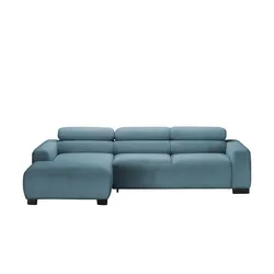Jette Home Ecksofa  Flirt ¦ blau ¦ Maße (cm): B: 258 H: 84 T: 179.0