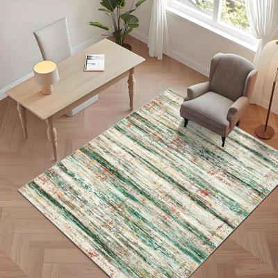 Garvee Modern Horizontal Stripes Abstract Area Rug