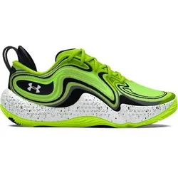UNDER ARMOUR Herren Basketballschuhe UA SPAWN 6, Größe 40 in Grün Grün
