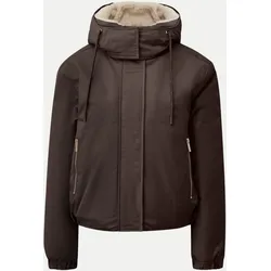 Steppjacke mit Teddy-Futter Braun XXL