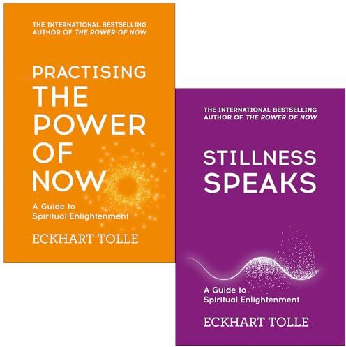 Yellow Kite Eckhart Tolle 2 Books Collection Set (Practising The Power Of Now and Stillness Speaks)