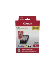 Canon CLI-571XL Ink Cartridge C/M/Y/BK+ PHOTO PACK Tintenpatrone Matt-/PhotoSchwarz (0332C006)